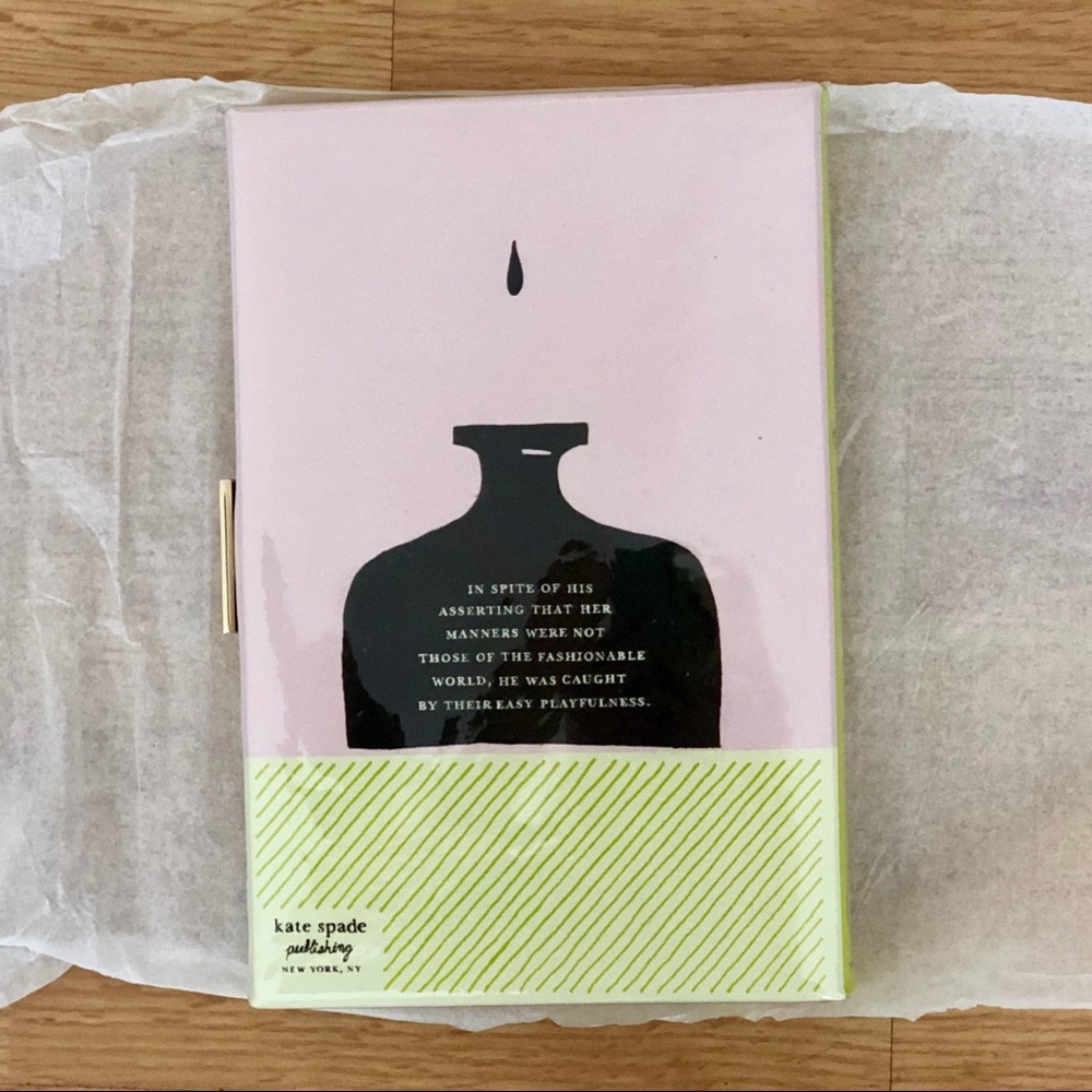 Kate Spade Pride & Prejudice Book Clutch NWT - Picture 2 of 5